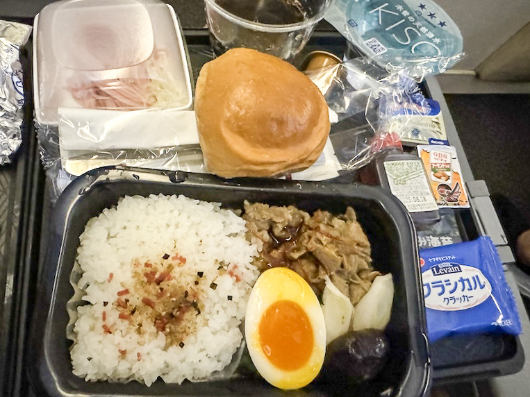 Singapore Airlines adult inflight meal creamy chicken