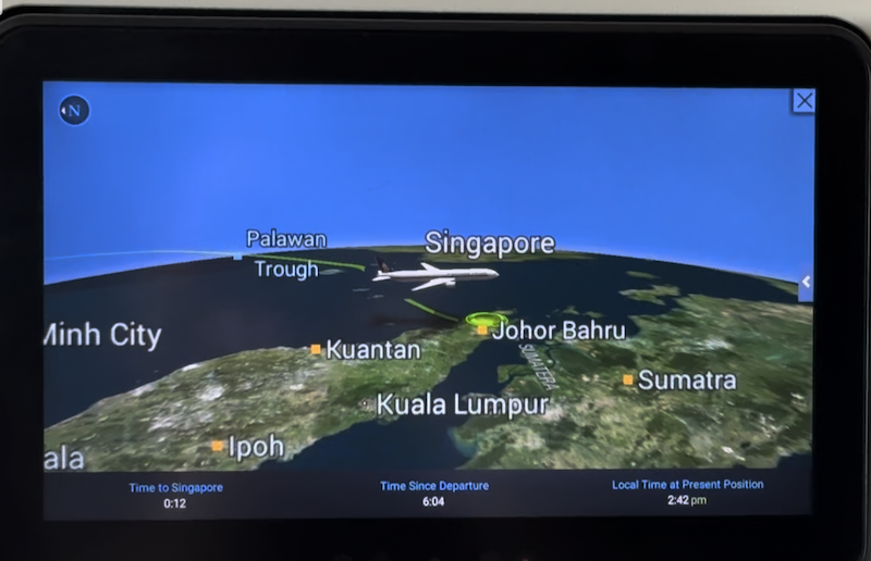 Singapore Airlines KrisWorld IFE system kids movie